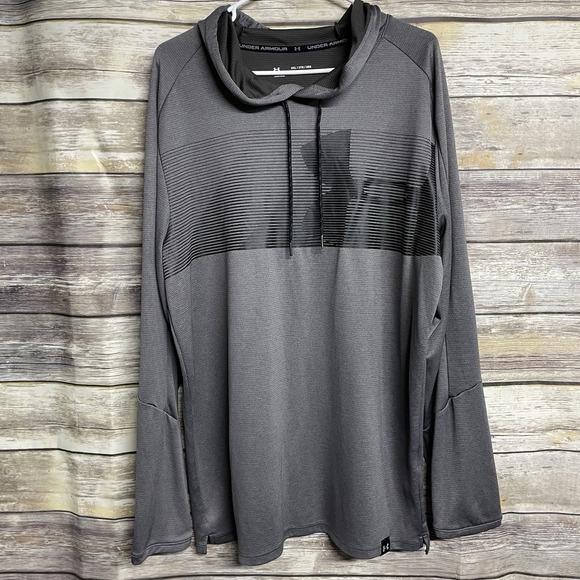 Under Armour Men's 2XL XXL Light Weight Gray Pullover Long Sleeve Shirt Nice! - Picture 1 of 7